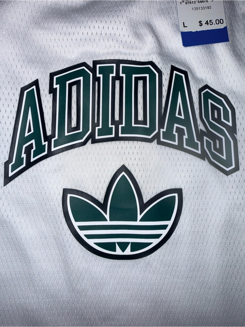 Adidas Originals Mesh Jersey Tank Boys L NWT - Picture 4 of 5
